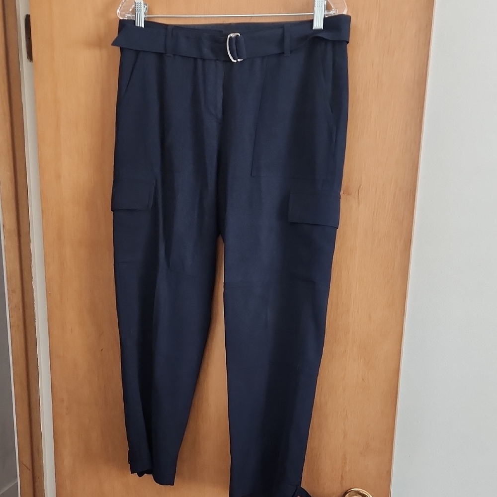 Theory Dark Blue Trousers